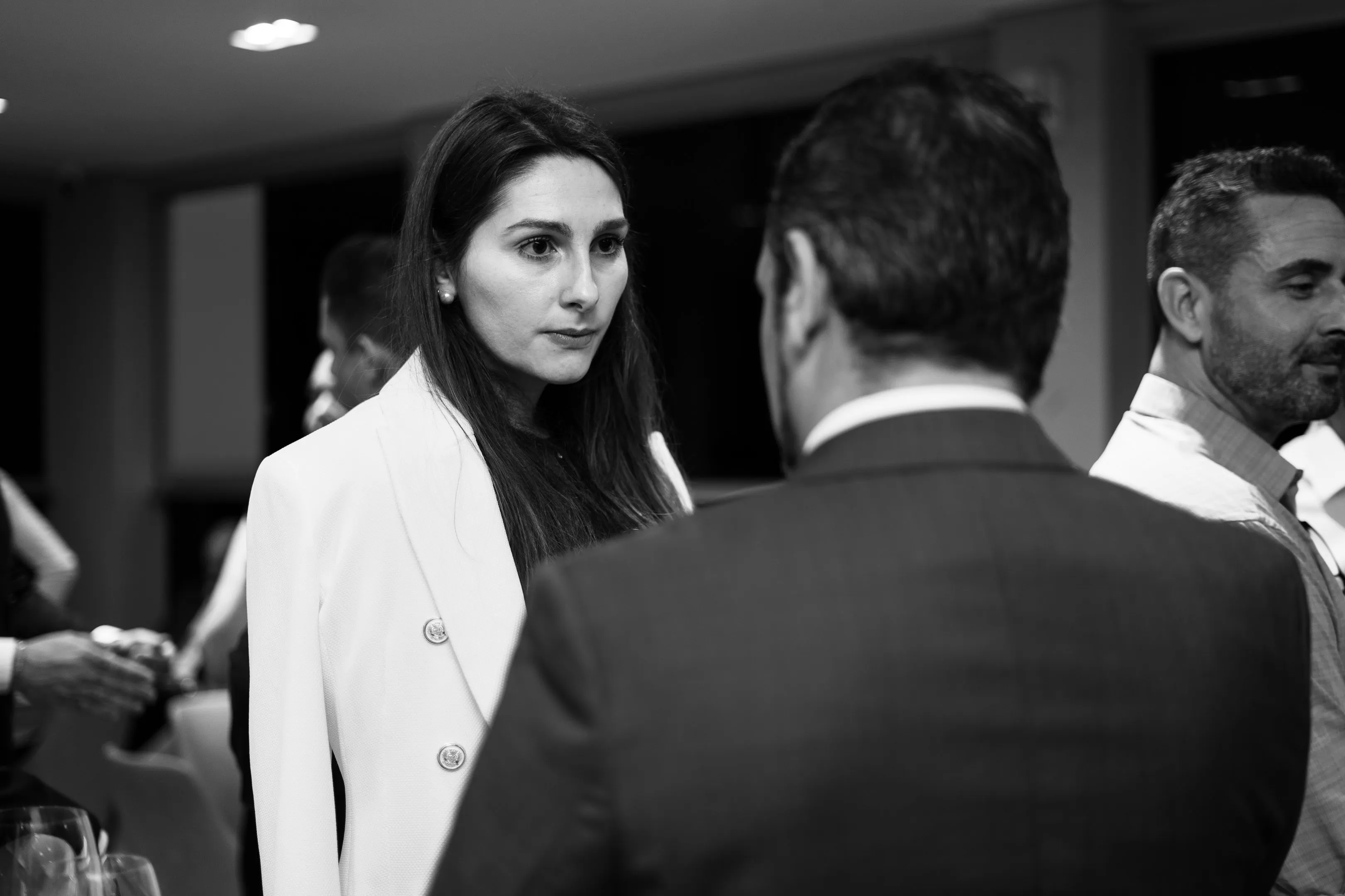 Nina Quisinski en una conversación durante Misión Brasil